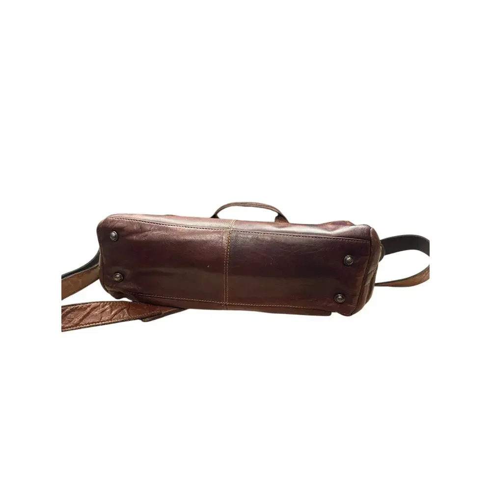 Vintage Jack George's leather messenger bag
